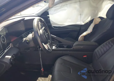 2023 Hyundai Elantra Hybrid Limited из США, поврежденный, VIN KMHLN4AJ8PU045425